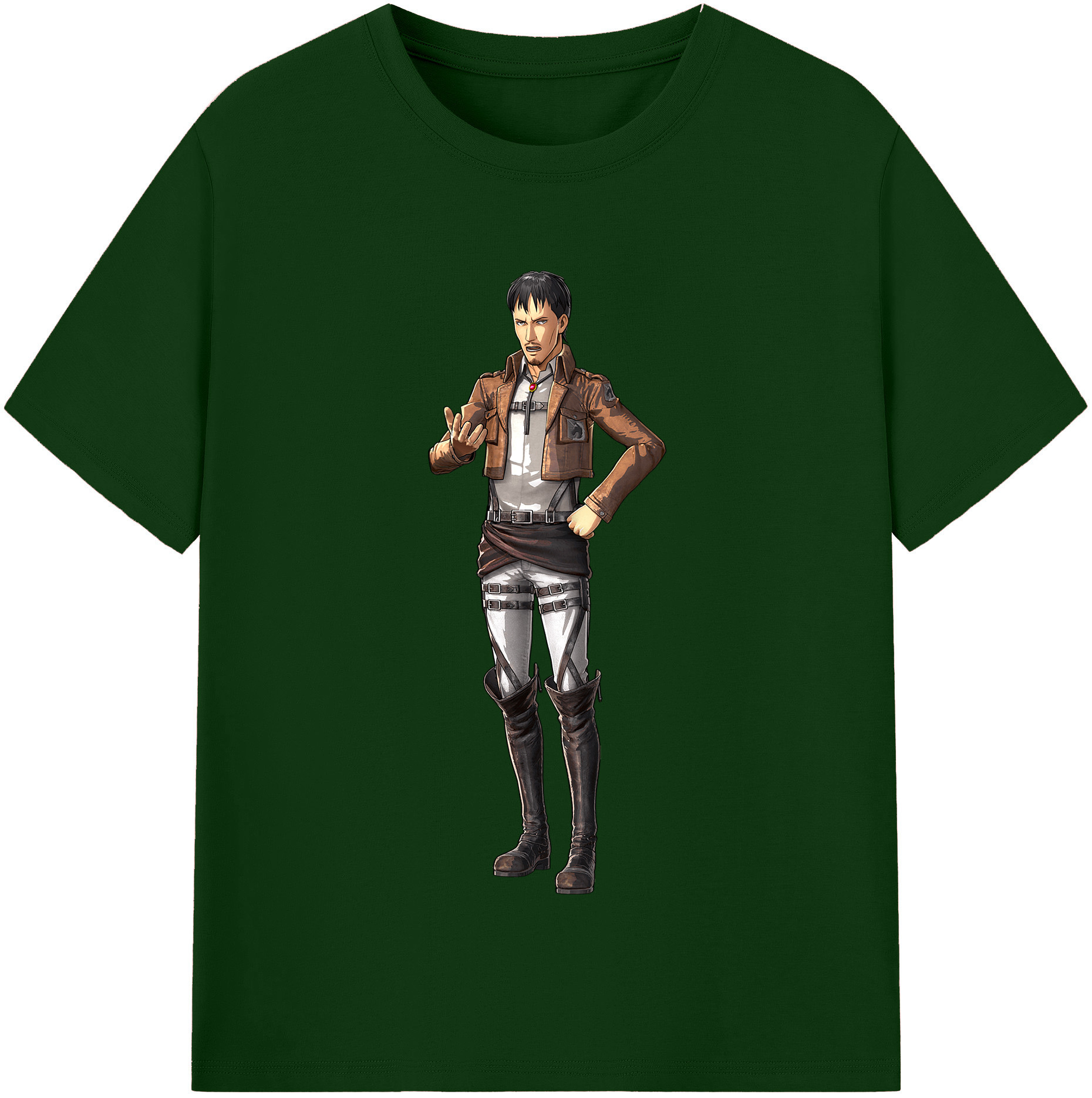 （画像用） 進撃の巨人 Attack on Titan 綿100％半袖Tシャツ（フロントプリント）